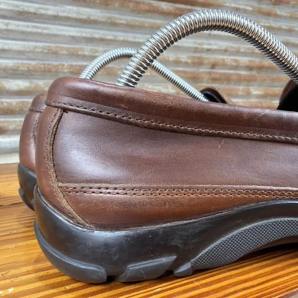 Allen Edmonds Brown Mens Boulder Leather Loafer Size 8E Driving Moc